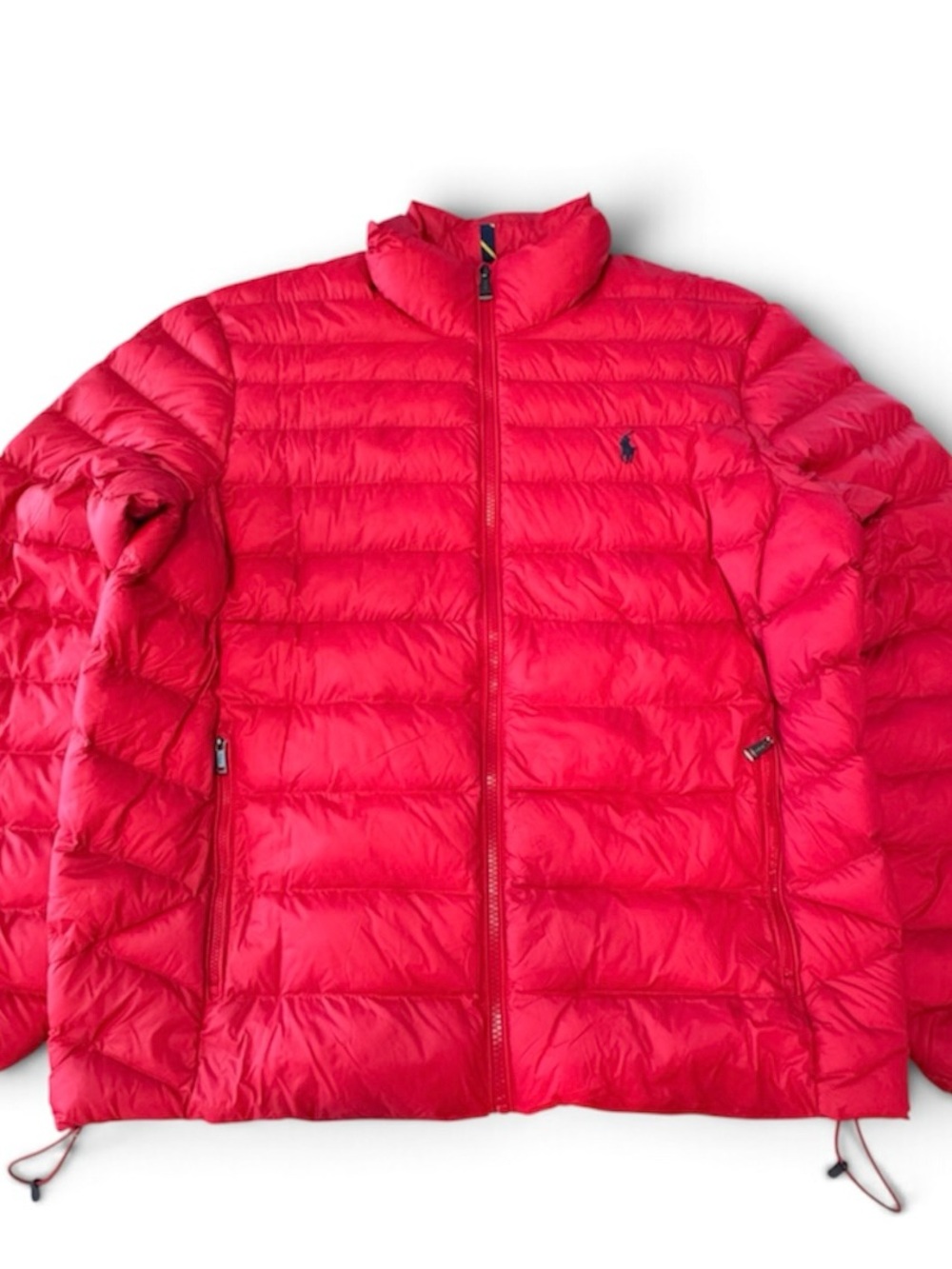 Unisex Red Quilted Puffer Jacket - Polo by Ralph Lauren